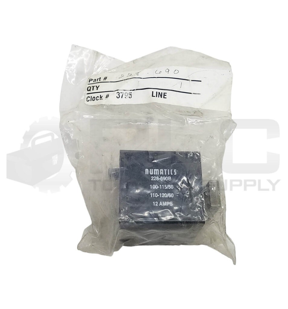 SEALED NEW NUMATICS 228-690B COIL 100-115V50Hz 110-120V60Hz 0.12A
