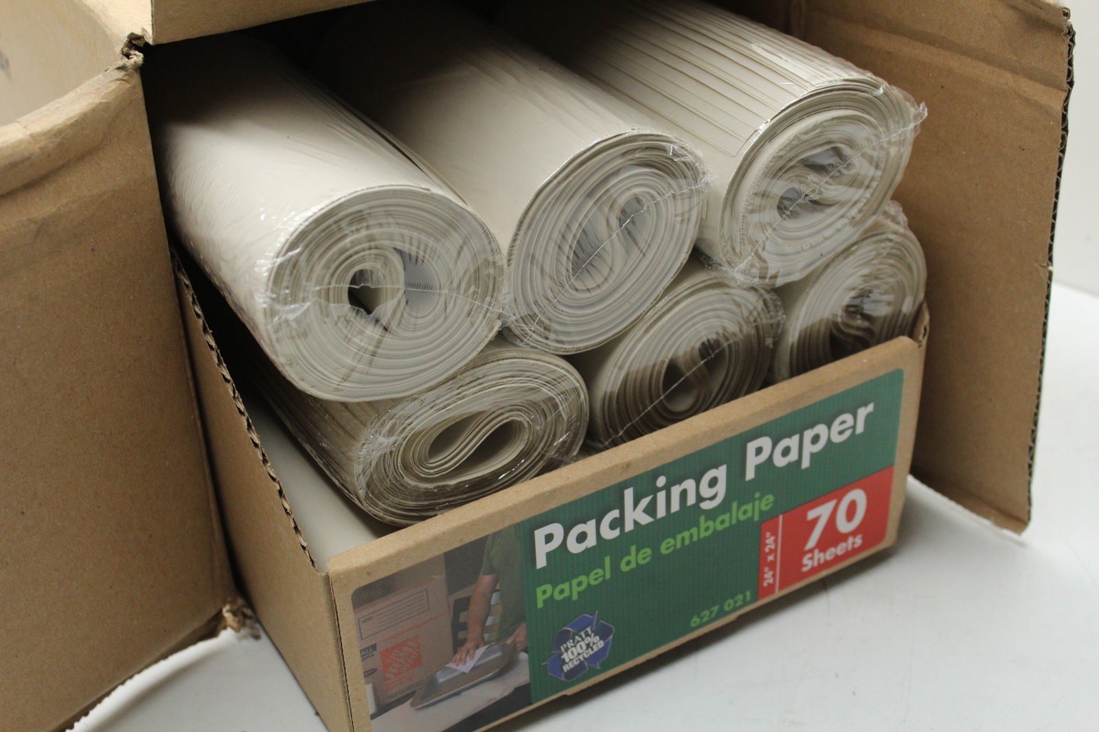Pratt Packing Paper 627021 (9 Packages of 70 Sheets) 24″x24″