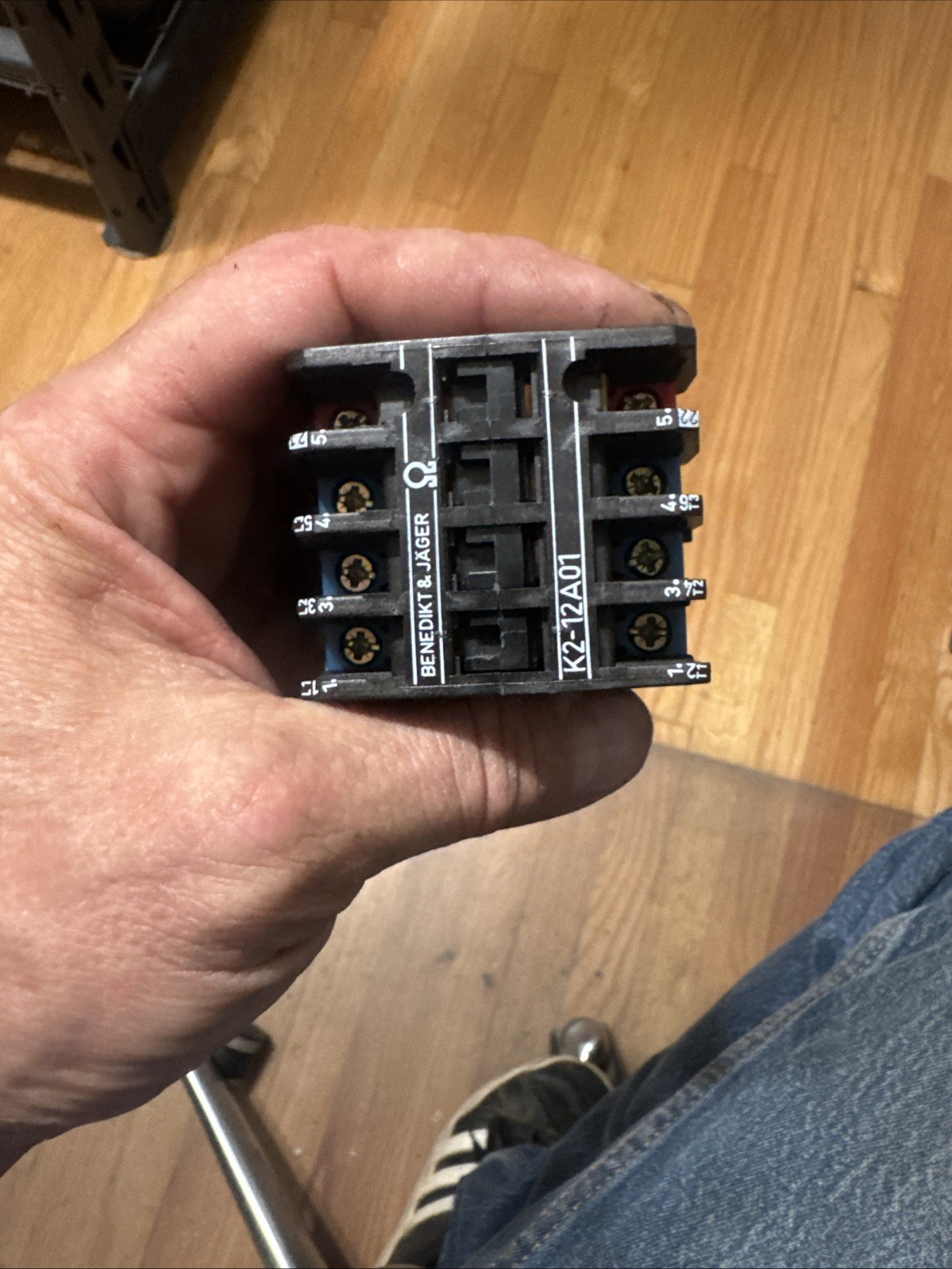 Benedikt & Jäger K2-12A01 Contactor 5.5kW 3-400V 50Hz 220-240V Coil