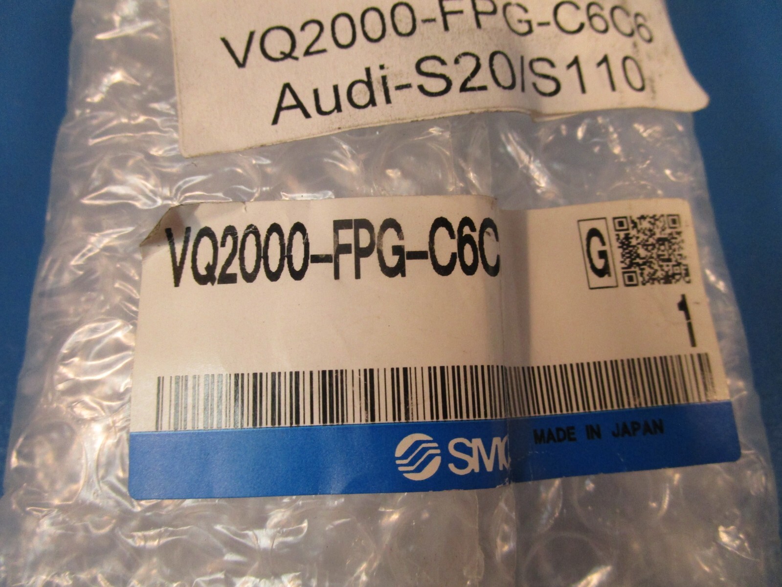 SMC VQ2000-FPG-C6C6, Solenoid Valve, Double check block, 4 Way