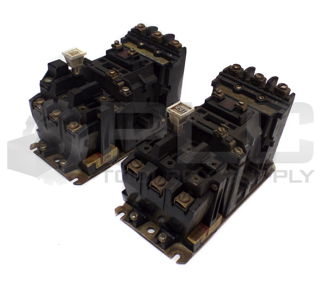 LOT OF 2 ALLEN BRADLEY 509-AOD SER A MOTOR STARTER, 115-120V 60Hz / 110V 50Hz