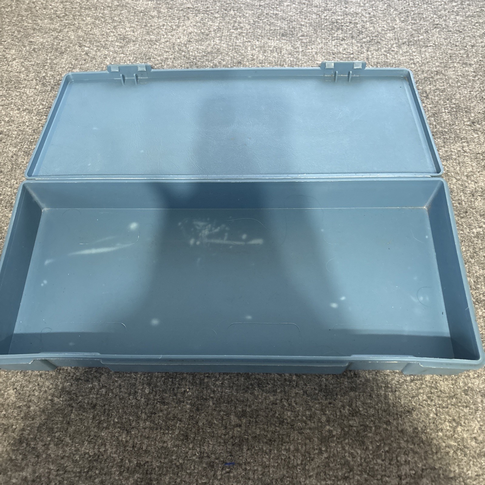 Vintage Calgon Case Blue Empty Test Regents And Equipment Clasp