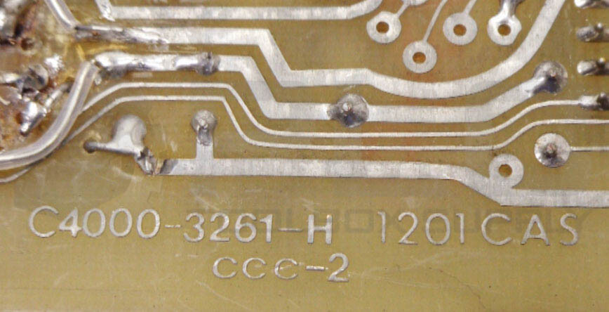 GENERAL EASTERN 1201CAS PCB CIRCUIT BOARD C4000-3261-H