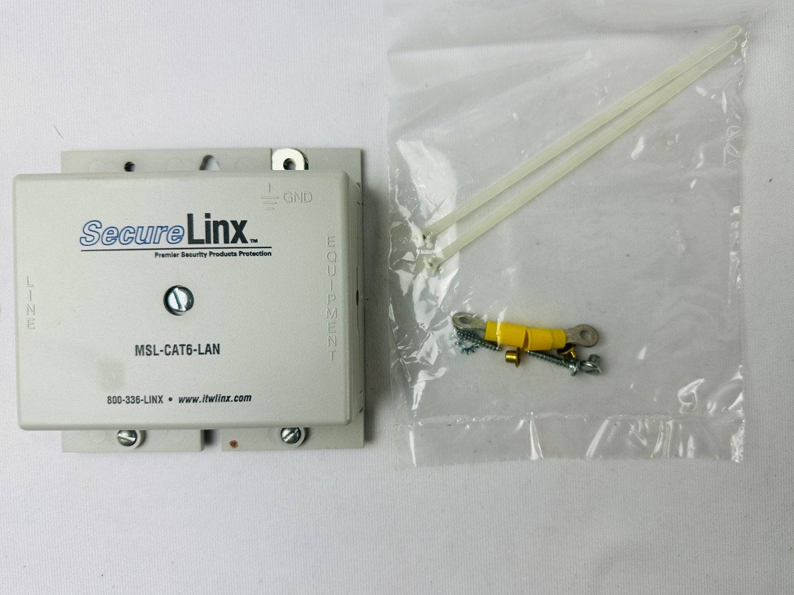Secure Linx MSL-CAT6-LAN Primary Telecom Protector| 8-wire Protection