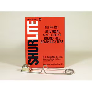 3001 Shurlite Single Flint Round Spark Lighter Shurlite 3001