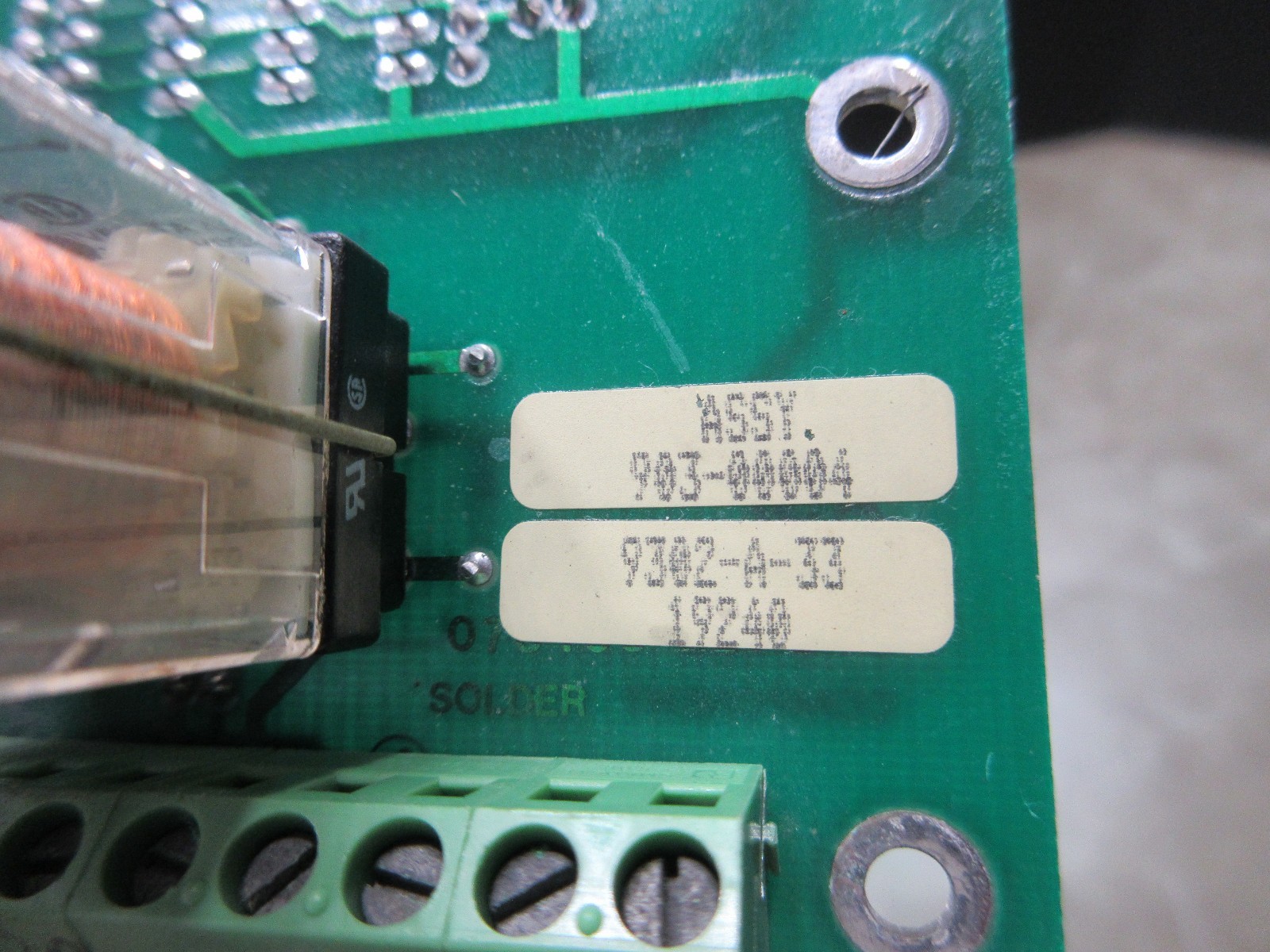 ASI CIRCUIT BOARD UNIT 070109 ASSY 903-00004 9302-A-33 19240 ASI 070109