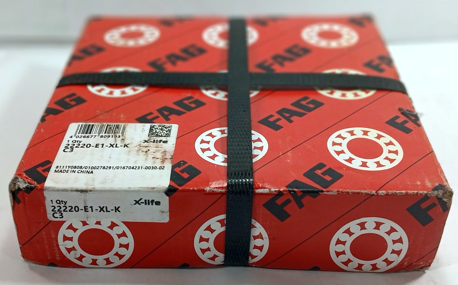 1 NEW FAG 22220-E1-XL-K 100X180X46mm SPHERICAL ROLLER BEARING NIB **MAKE OFFER**