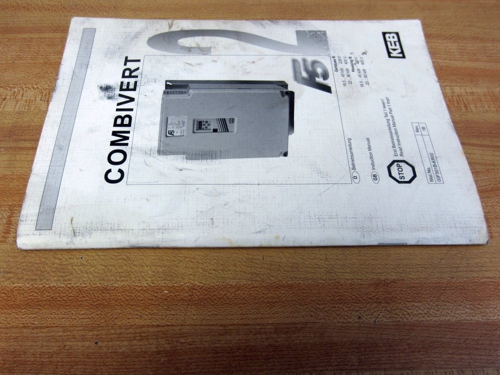 KEB 00F501B-KR00 Instruction Manual