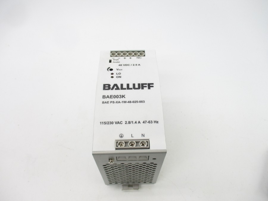 BALLUFF BAEPS-XA-1W-48-025-002 115/230VAC 2.8/1.4A NSNP