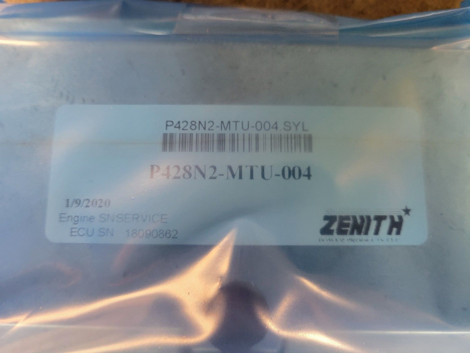 Zenith P428N2-MTU-004 Engine Control Module.