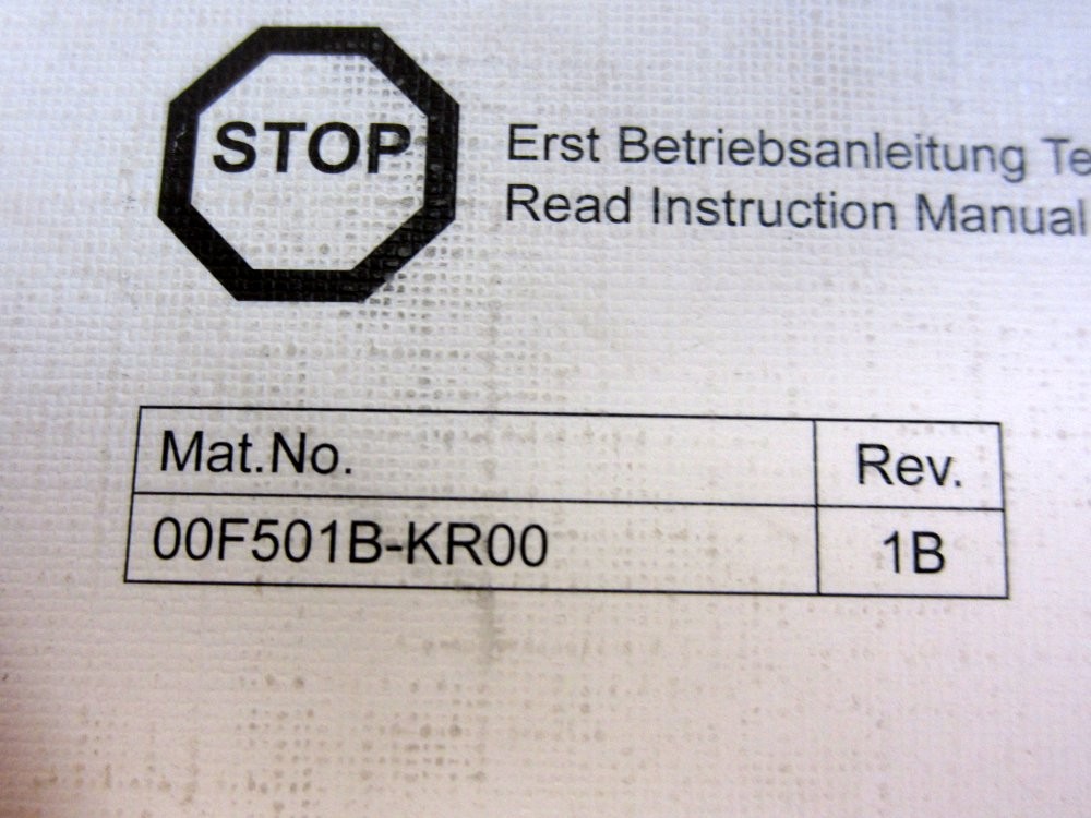 KEB 00F501B-KR00 Instruction Manual