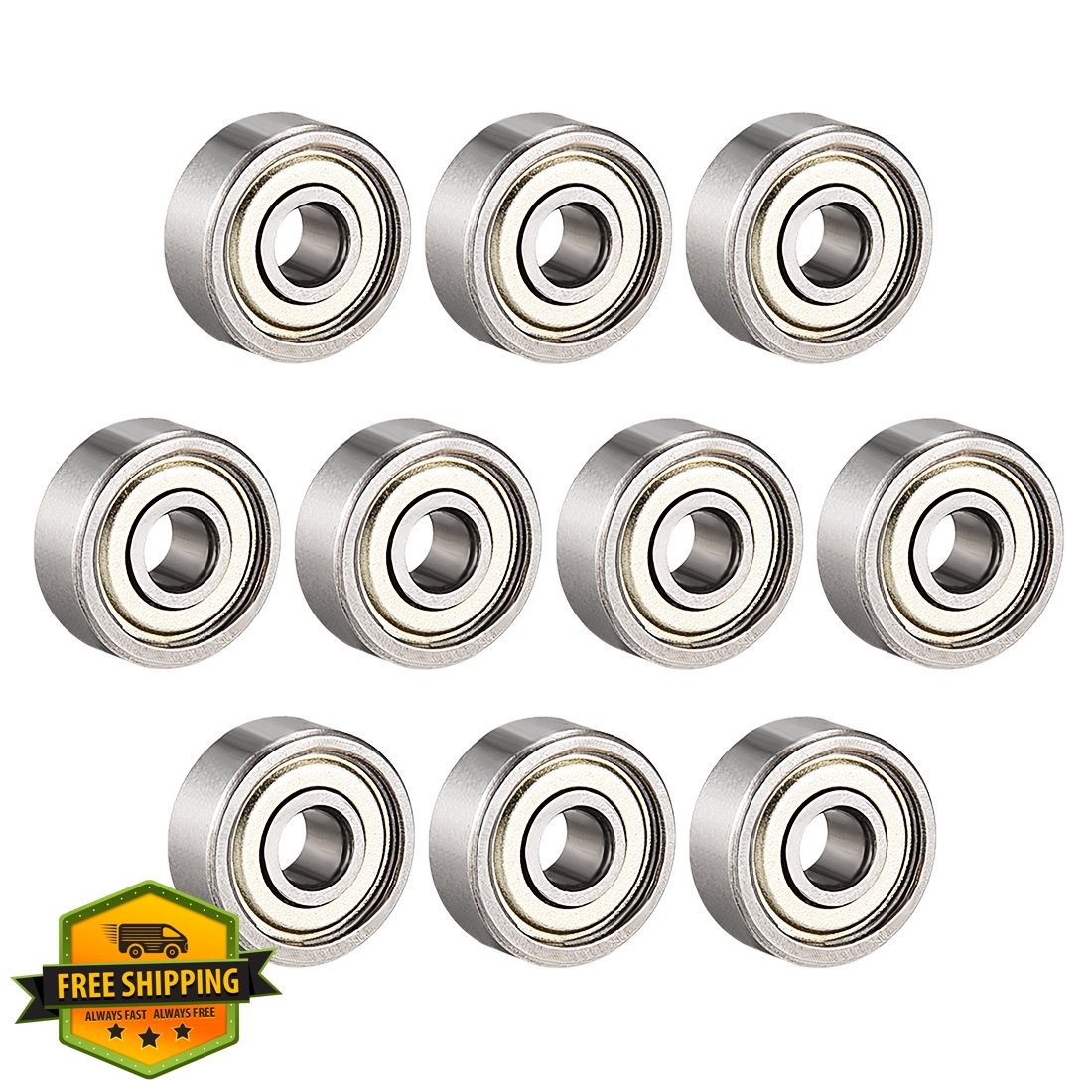 uxcell 624ZZ Ball Bearing 4x13x5mm 10Pcs