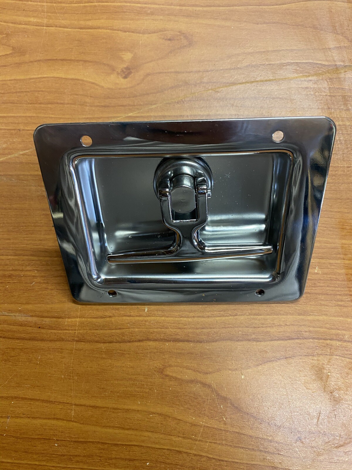 Recessed T-Handle Latch, New, Stainless Steel & Chrome Finish