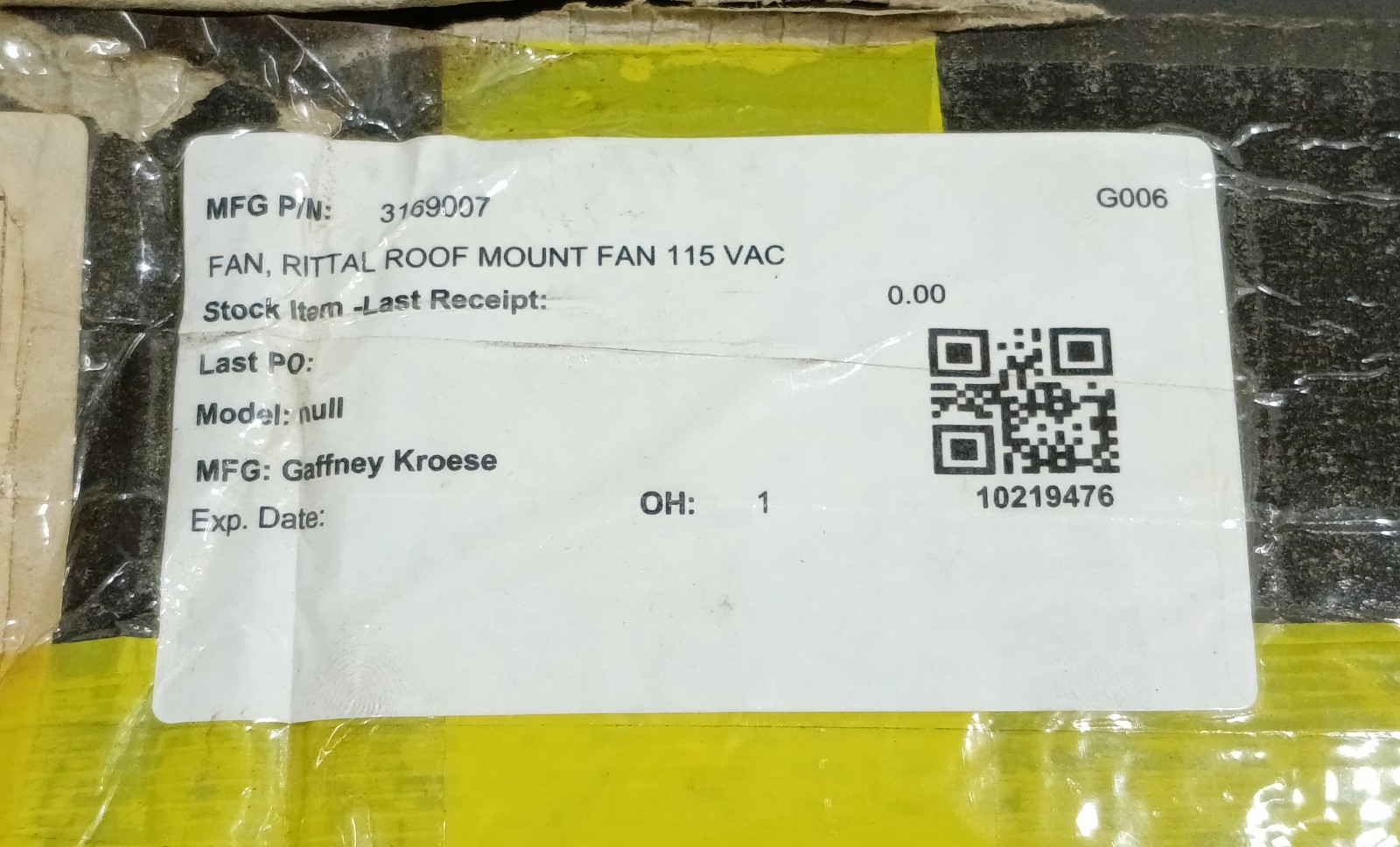 Rittal SK 3139.110 TopTherm Roof Mounted Fan 115V AC 500m3/h NEMA 12