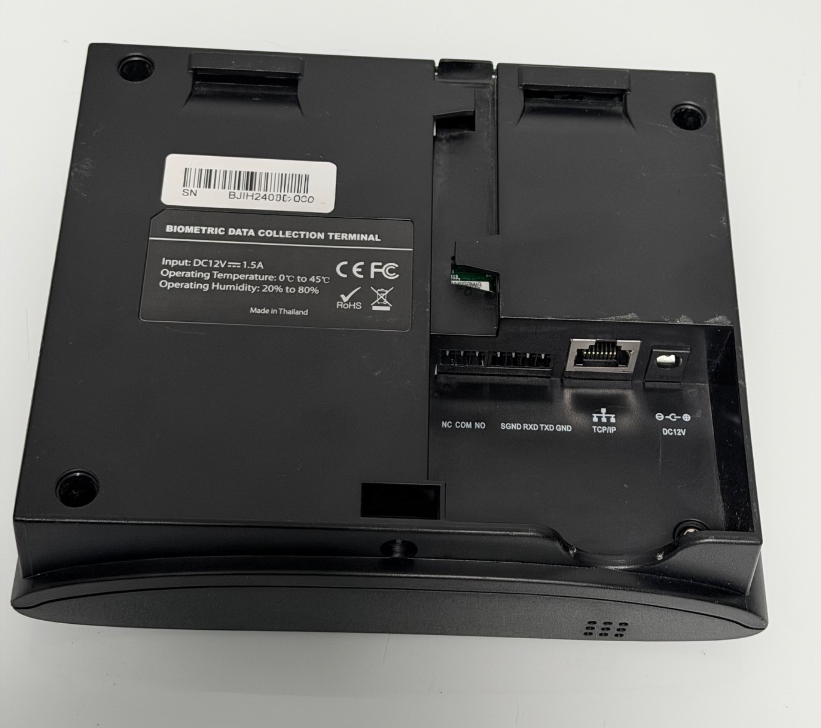 Biometric Data Collection Terminal Fingerprint Time Clock TCP/IP, Power Supply