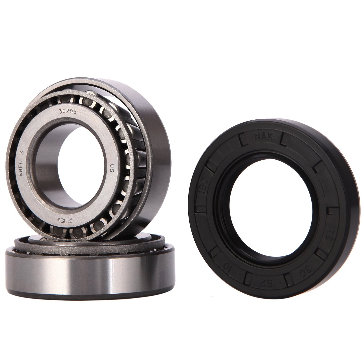 XiKe 1 Set Fits for 25mm Axles Trailer Wheel Hub Bearings Kit, 30205 Bearings…