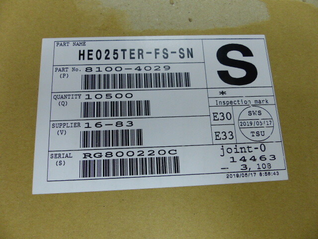 SUMITOMO 8100-4029 Qty of 500 per Lot Original