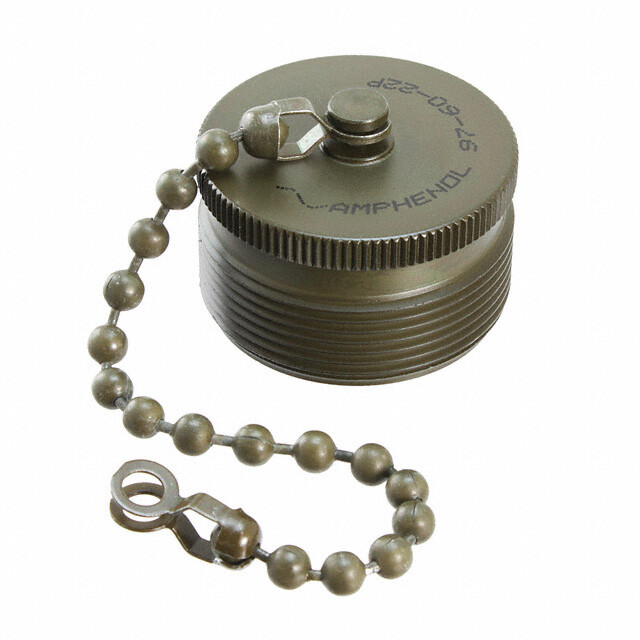 Amphenol I/O 97-60-22P Connector Accessories Plug Cap Straight Metal Automotive