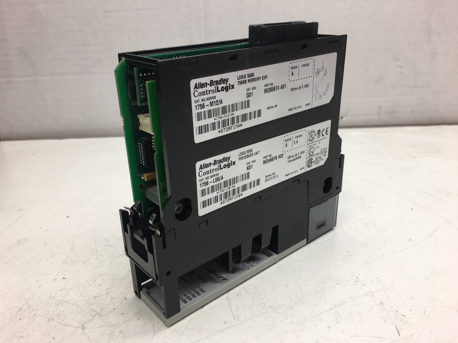 Allen-Bradley Logix5555 ControlLogix 1756-M12/A & 1756-L55/A Series A