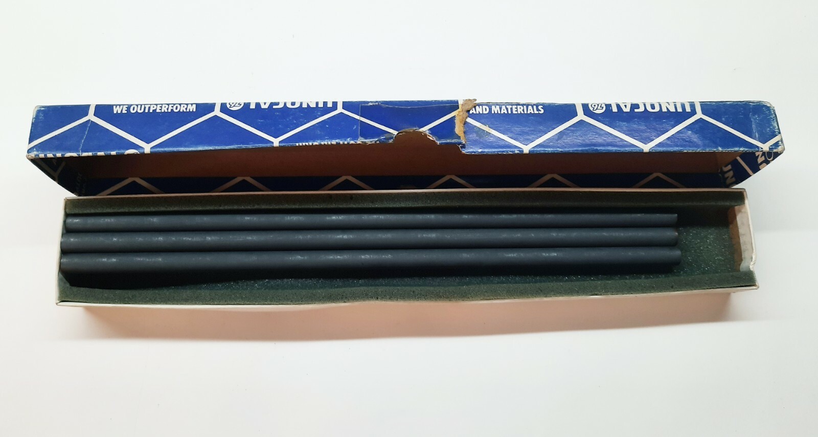 UNOCAL 5503H75 POCO EDM-3 GRAPHITE RODS 10 DIA X 300 mm – 3 PC – NEW – OLD STOCK