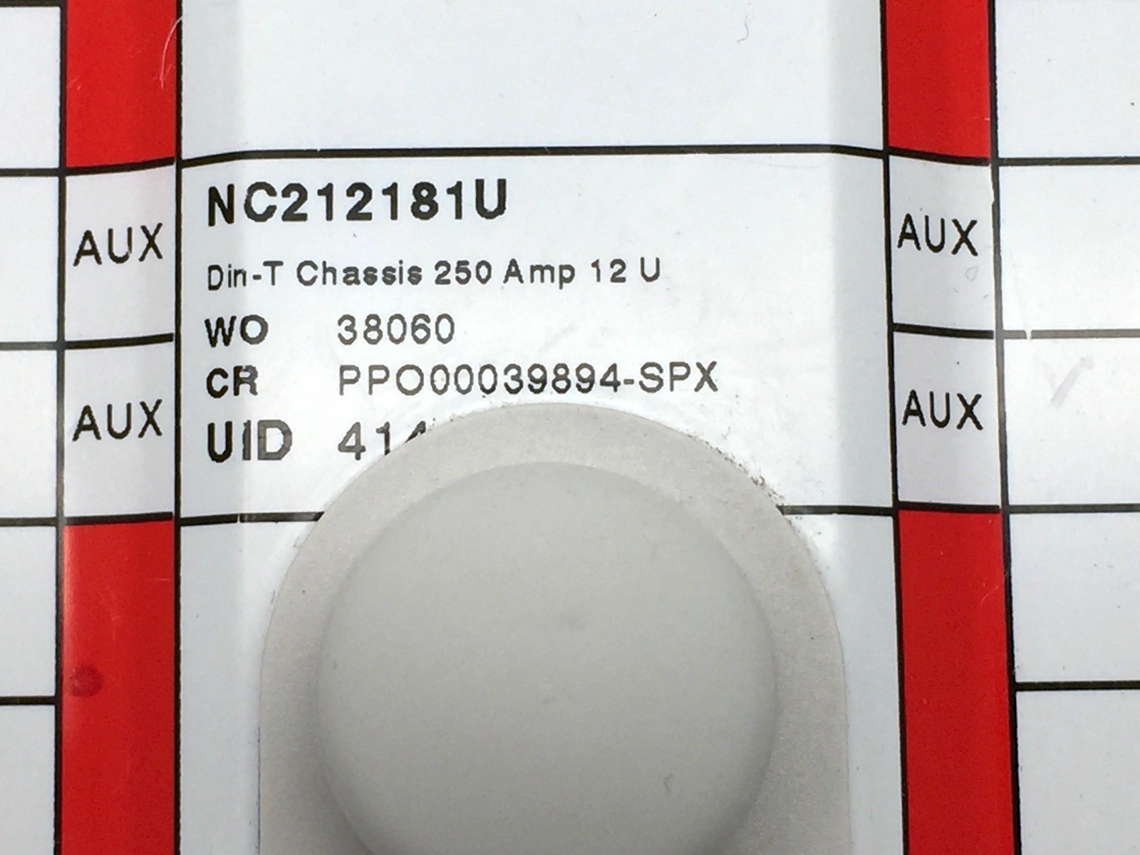NHP NC 212181U DIN-T Busbar Chassis DINT Q008-48V DC