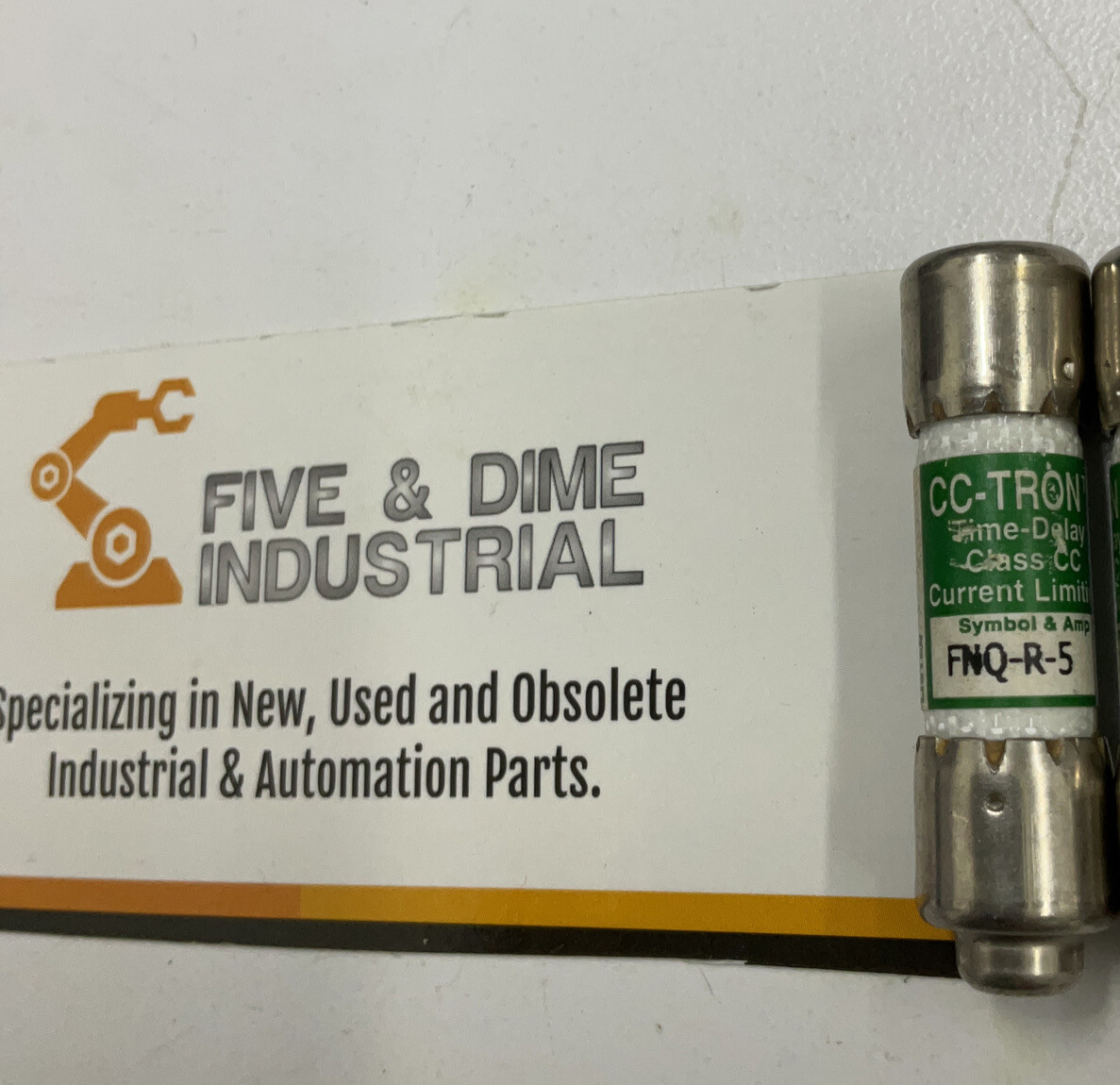 Bussmann CC-Tron FRQ-R-5 Lot of (4) Class CC Time Delay Fuse 5A