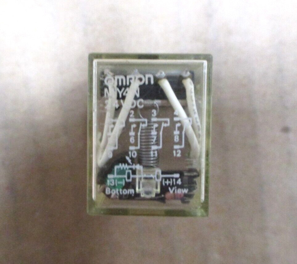 Omron Relay MY4N 24VDC 5A-240VAC 5A-28VDC Contact Lot of 3 Pieces A7680ISU