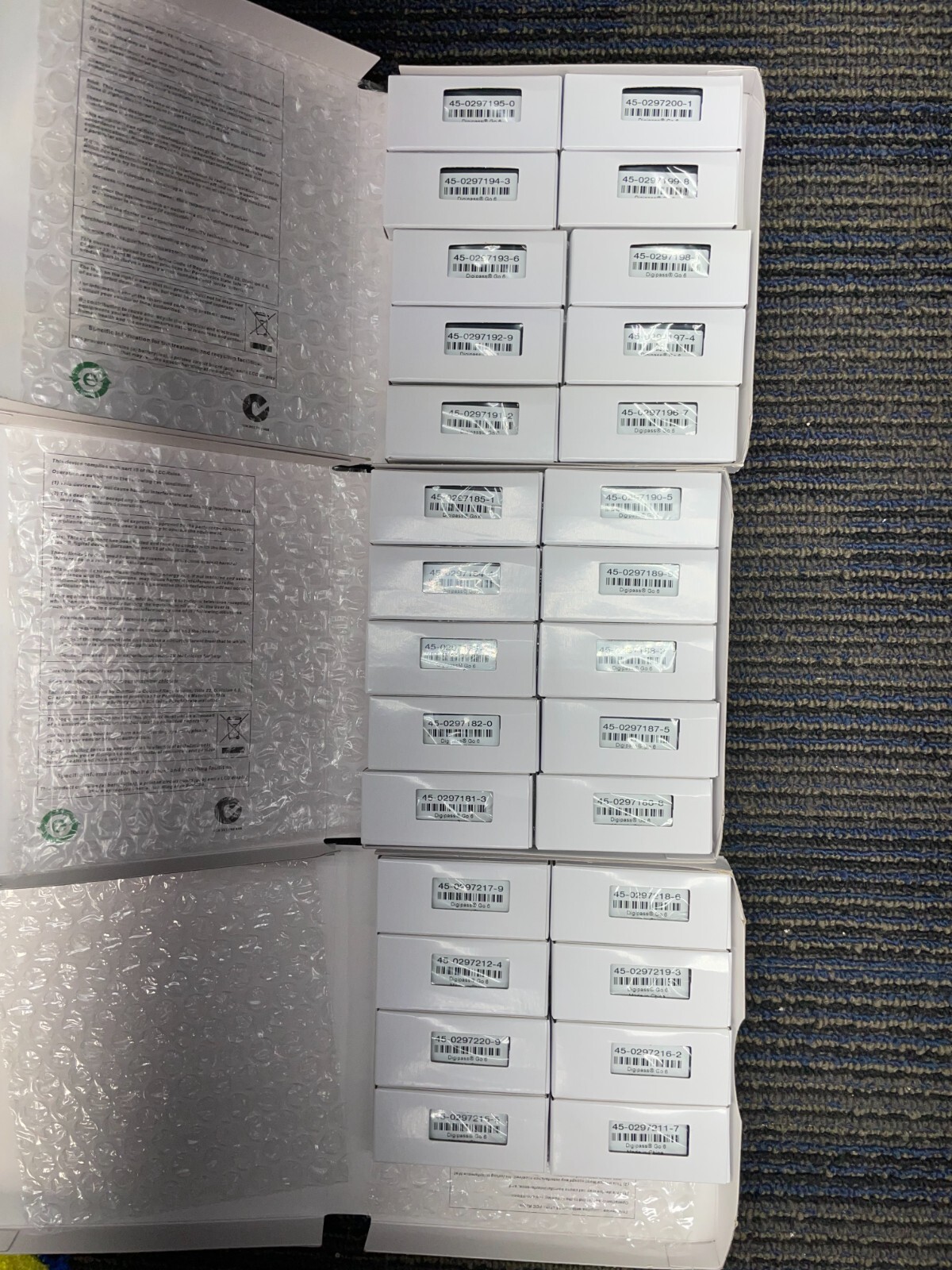 Lot Of 28X Cisco Duo DigiPass Go 6 One Button Authenticator, New