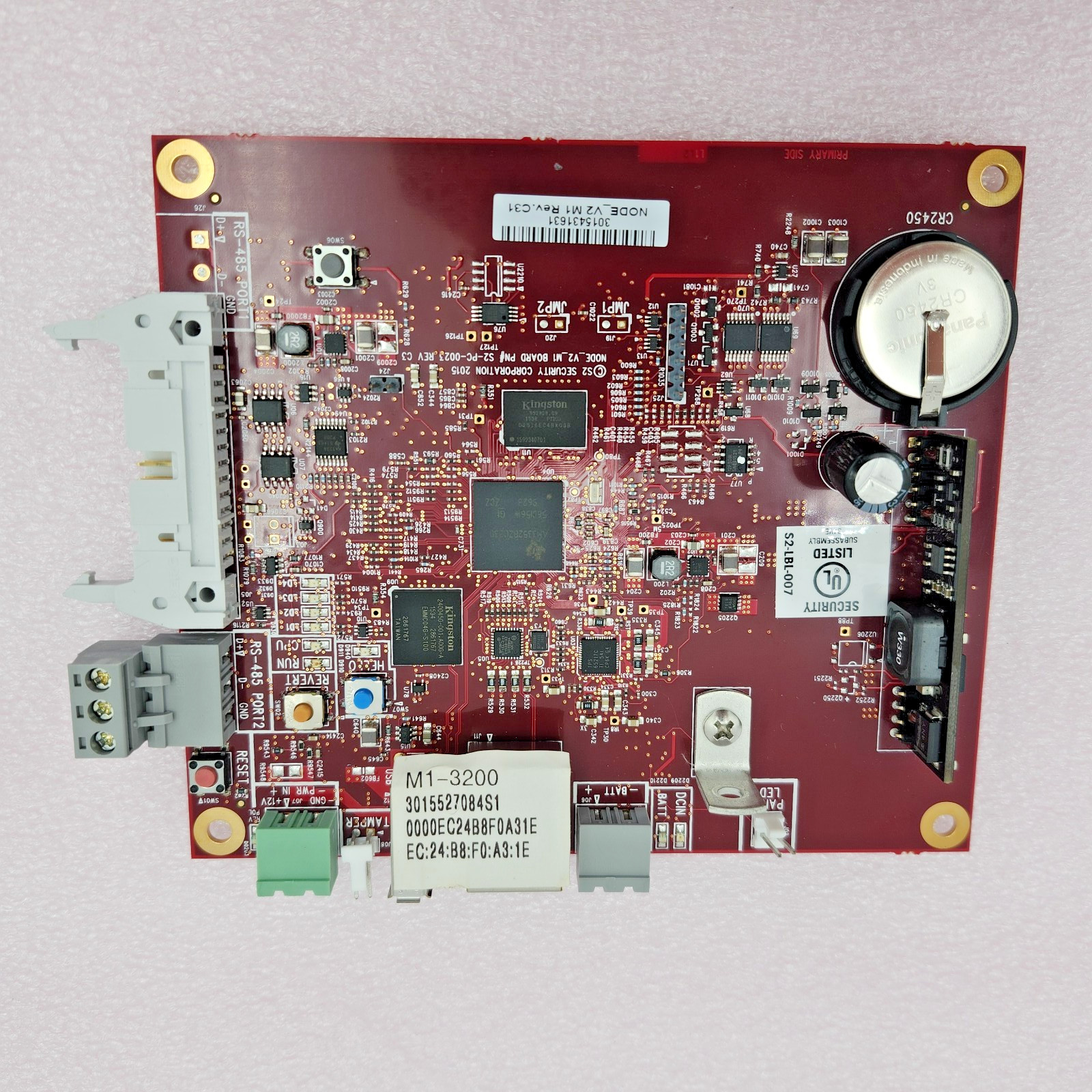 LenelS2 NetBox M1 Controller Board Access Control Network Processor S2-PC-0023
