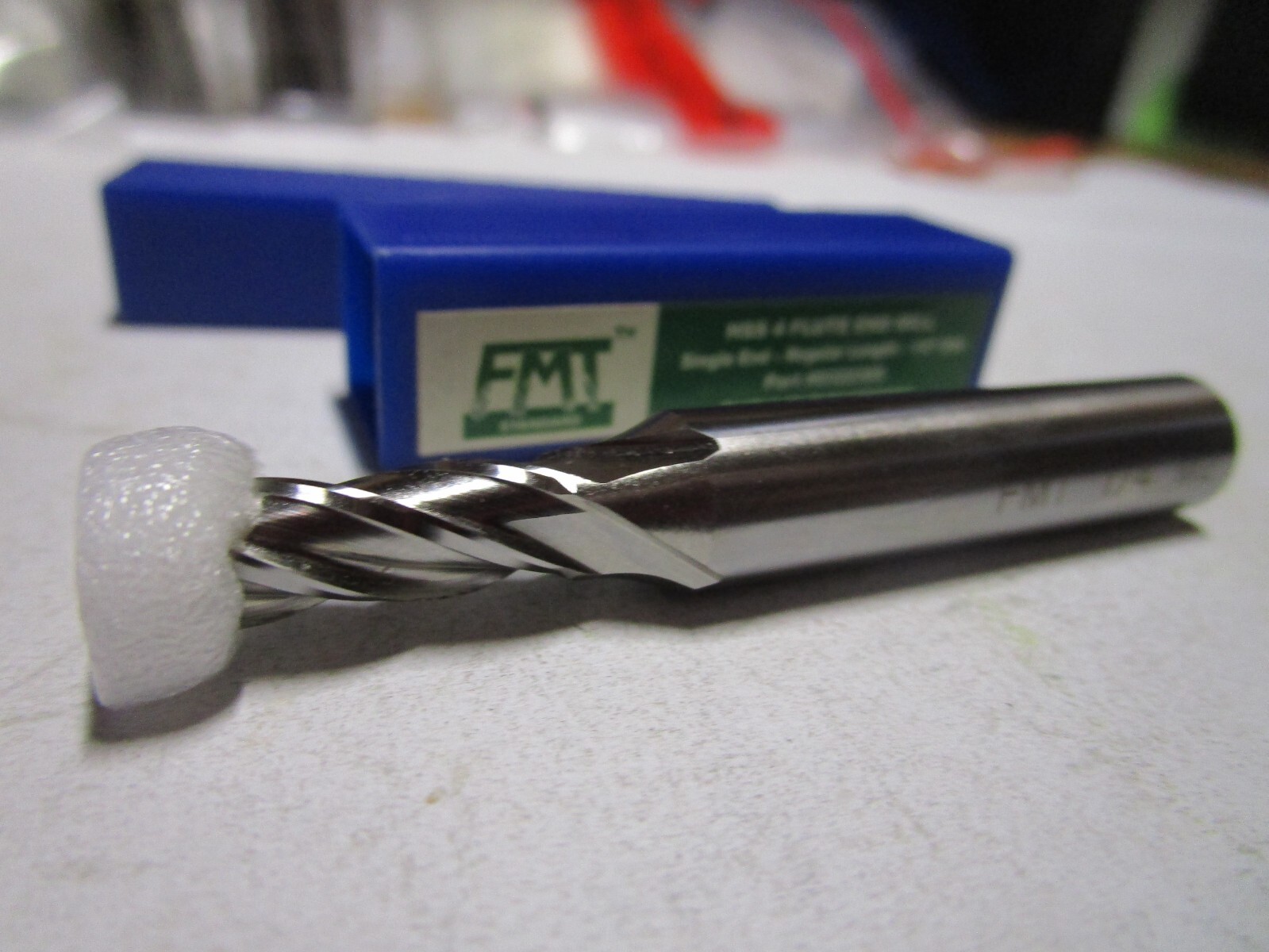 0.2500 Dia x 2.4375 OAL 4 Flute 30° HSS Uncoated Finishing Square End Mill