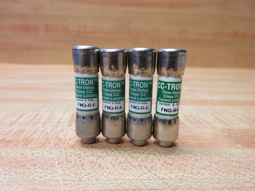 Buss FNQ-R-6 Bussmann Fuse Cross Ref 6F119 (Pack of 4)