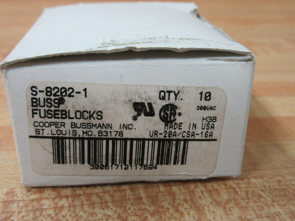 Cooper/Bussmann S-8202-1 Fuse Block S82021 (Pack of 20)
