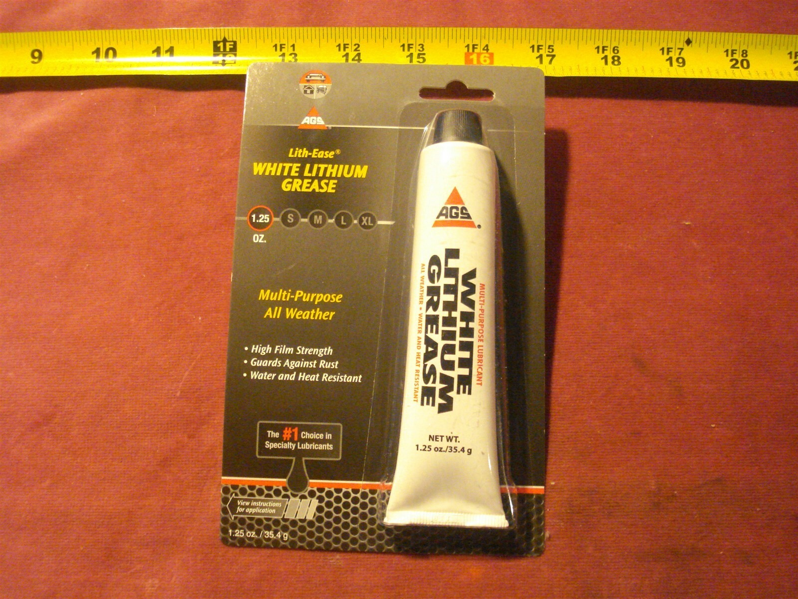 (0013.) White Lithium Grease 1.25 oz Squeeze Tube