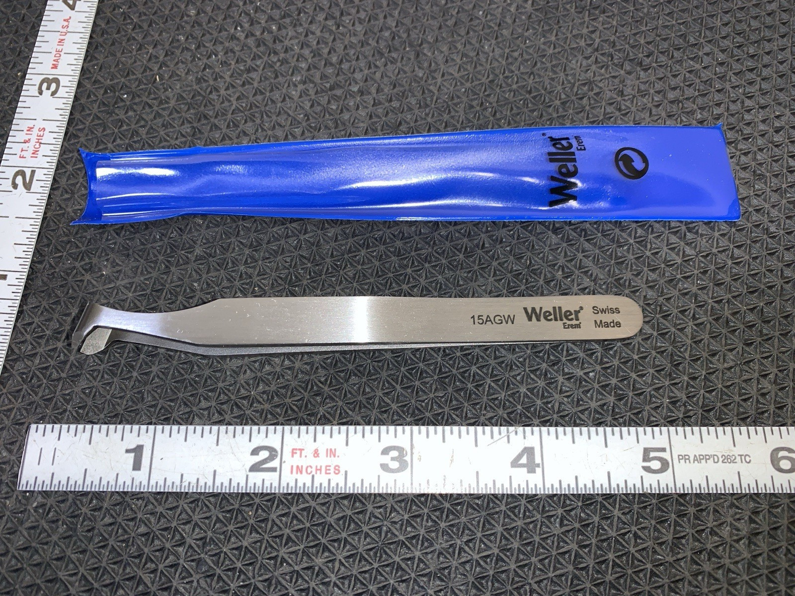 Weller Erem 15AGW Tweezer: 4-1/2″ #15AGW precision cutter Erem Switzerland