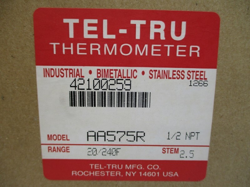 TEL-TRU AA575R 42100259 20/240’F 1/2″ STEM2.5 NSMP