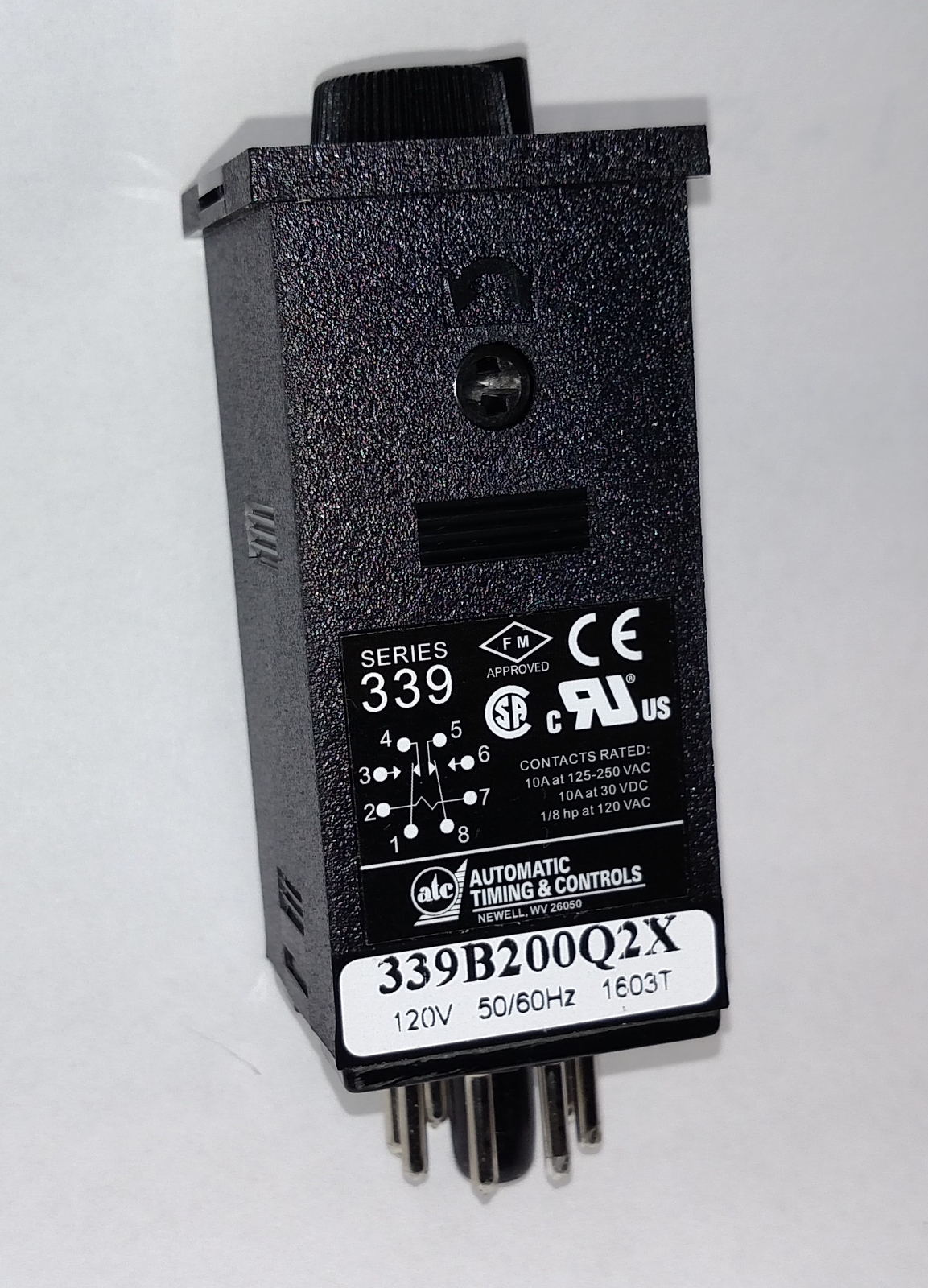 339B200Q2X, Atc, Multi Range Timer Relay