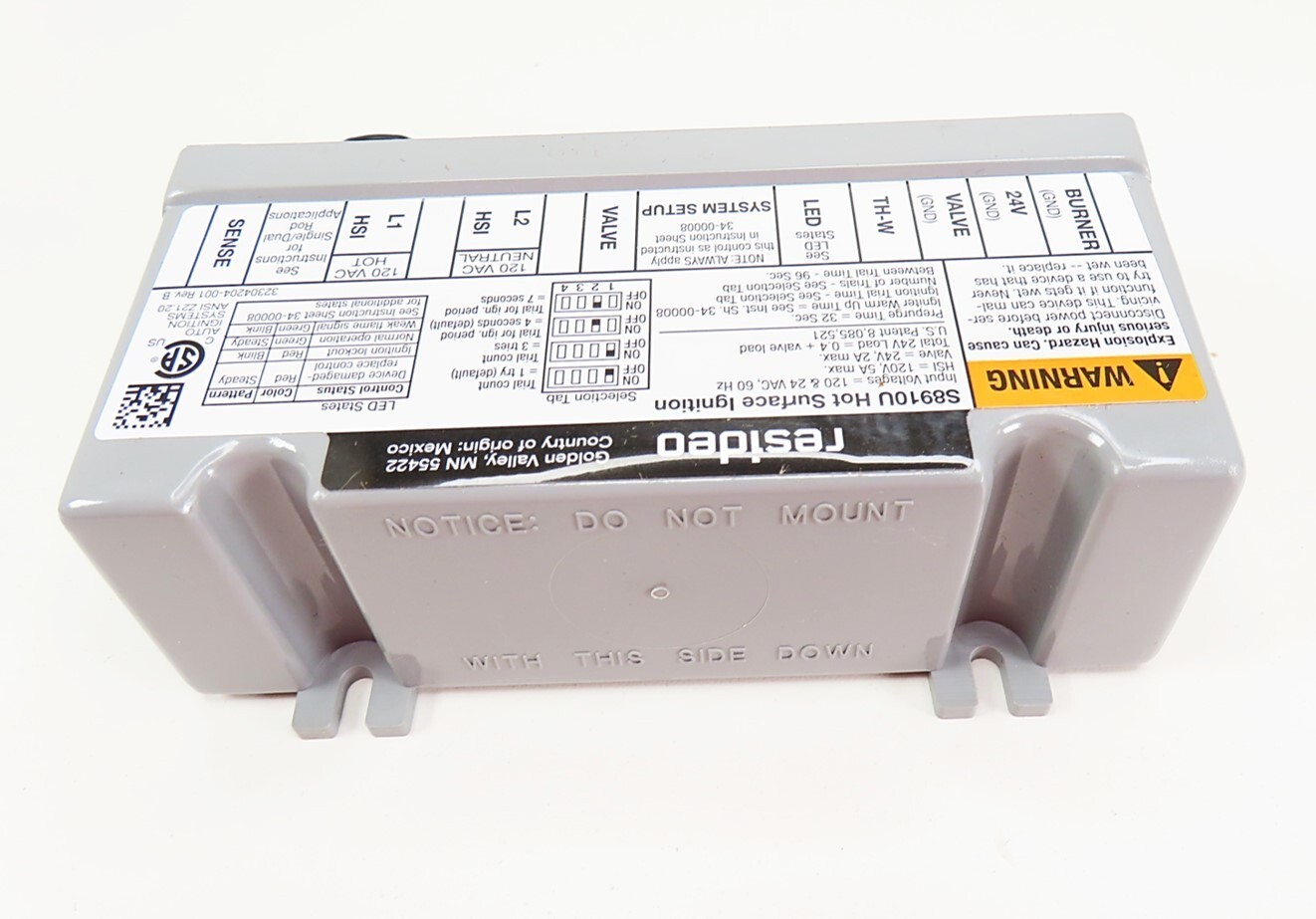 Resideo S8910U3000 Universal Hot Surface Ignition Module NEW IN BOX
