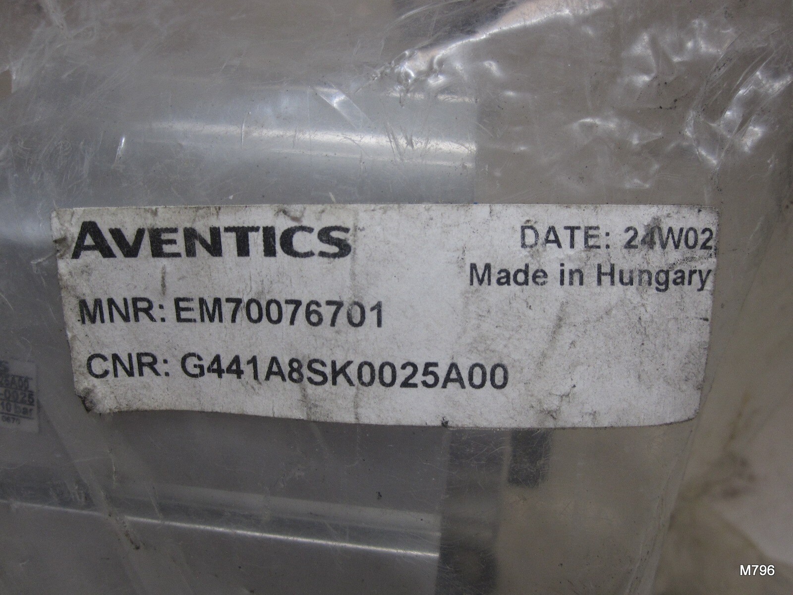 Aventics – CNR G441A8SK0025A00 – NUMATICS 80mm Bore 25mm Stroke G1/8 Single Rod