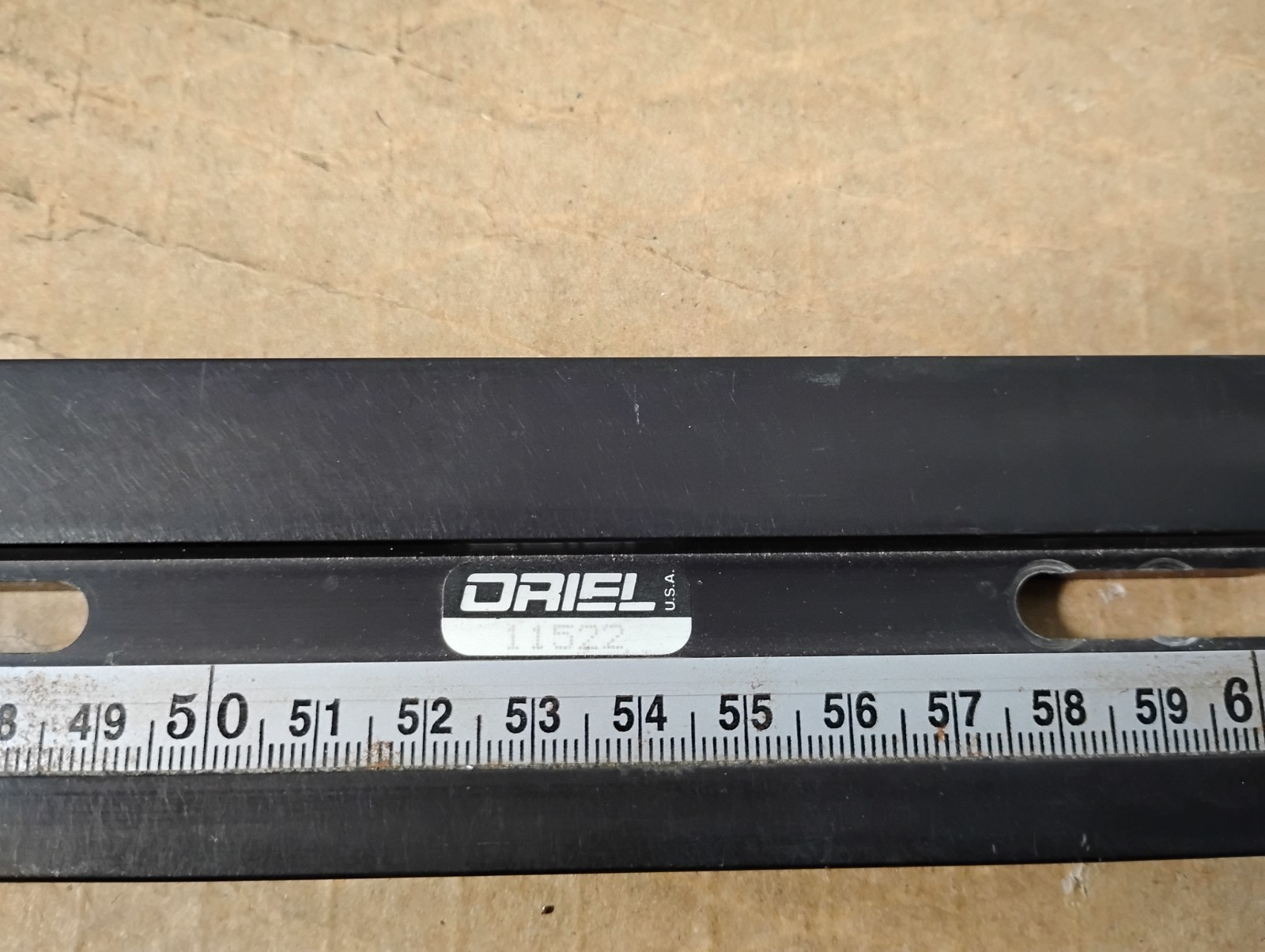 Oriel Optical Rails with Carriers – 11502 11522 11641 11670 13860
