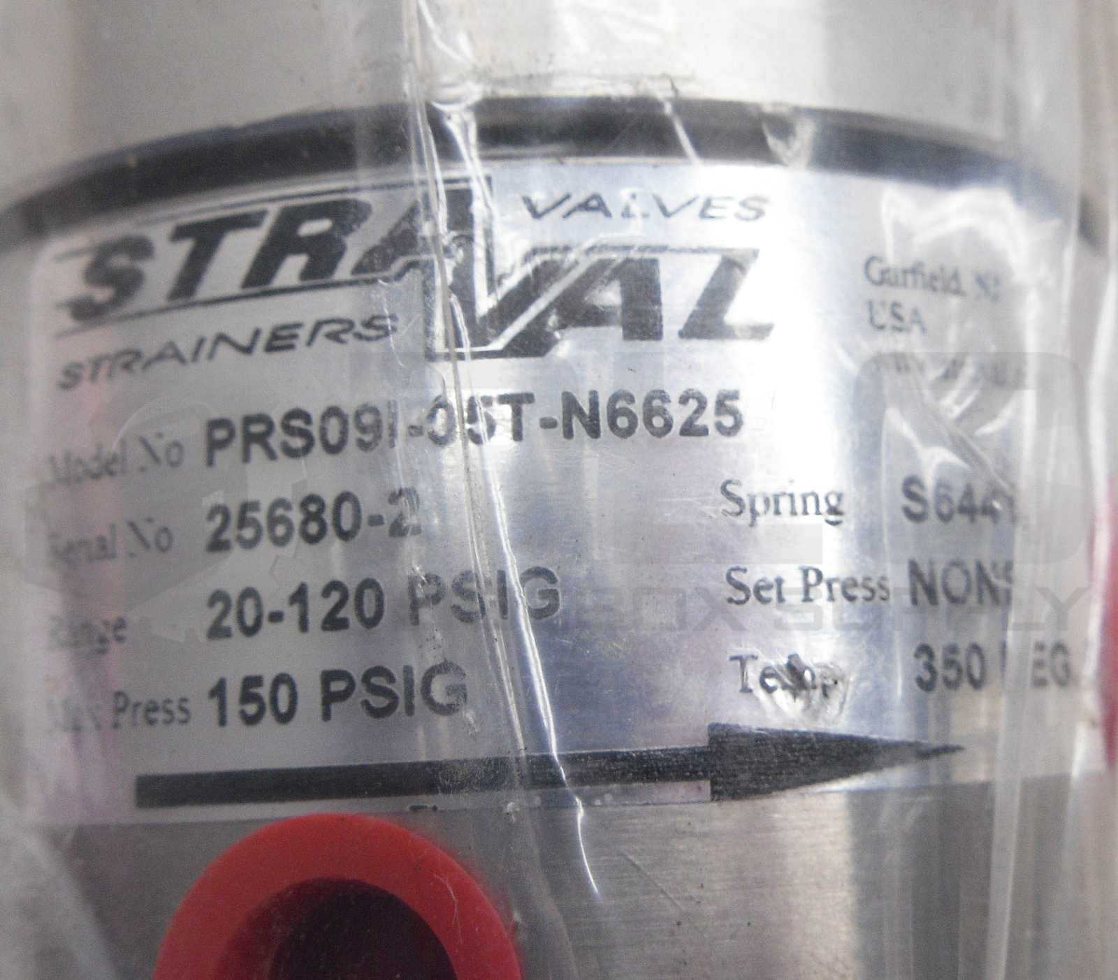 NEW STRAVAL PRS09I-05T-N6625 REGULATOR VALVE 20-120PSIG 350DEG F