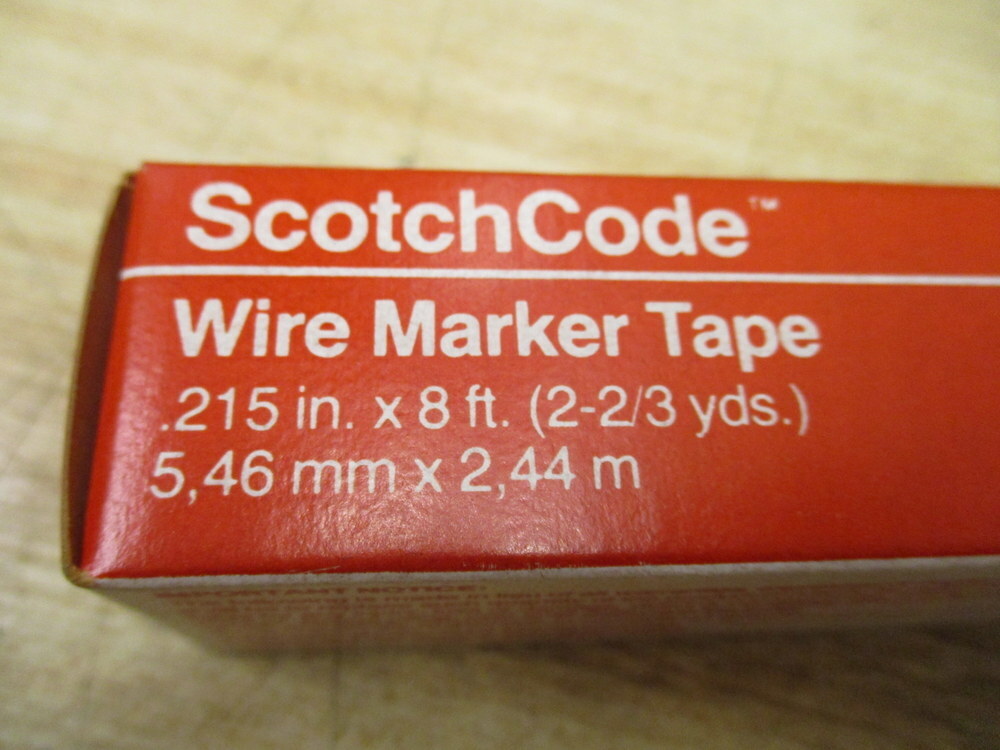 3M SDR-N ScotchCode Wire Marker Tape SDRN (N) (Pack of 30)
