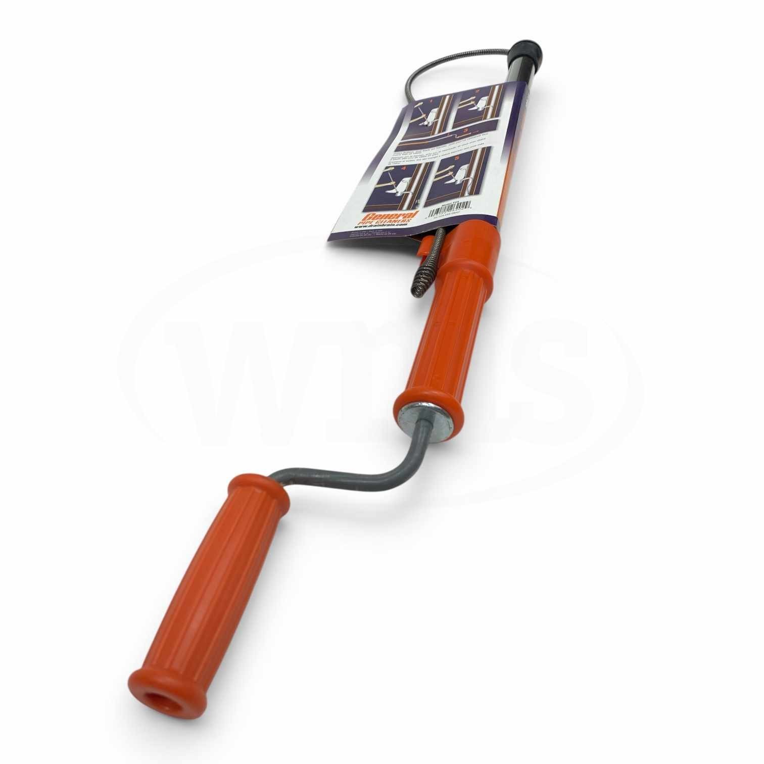 TU4 General Pipe Cleaners Urinal Auger 4ft