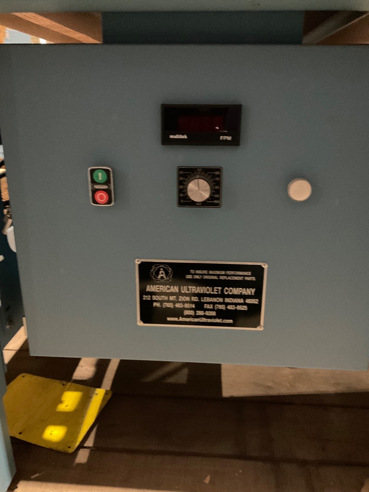 AMERICAN ULTRAVIOLET Z2756 CONVEYOR USED
