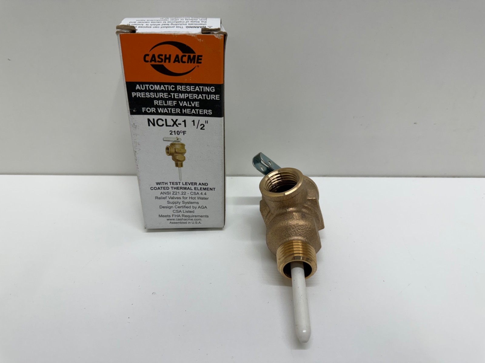 NEW IN BOX! CASH-ACME SER.B 1/2″ 15000 BTU/HR RELIEF VALVE 1/2-NCLX-1