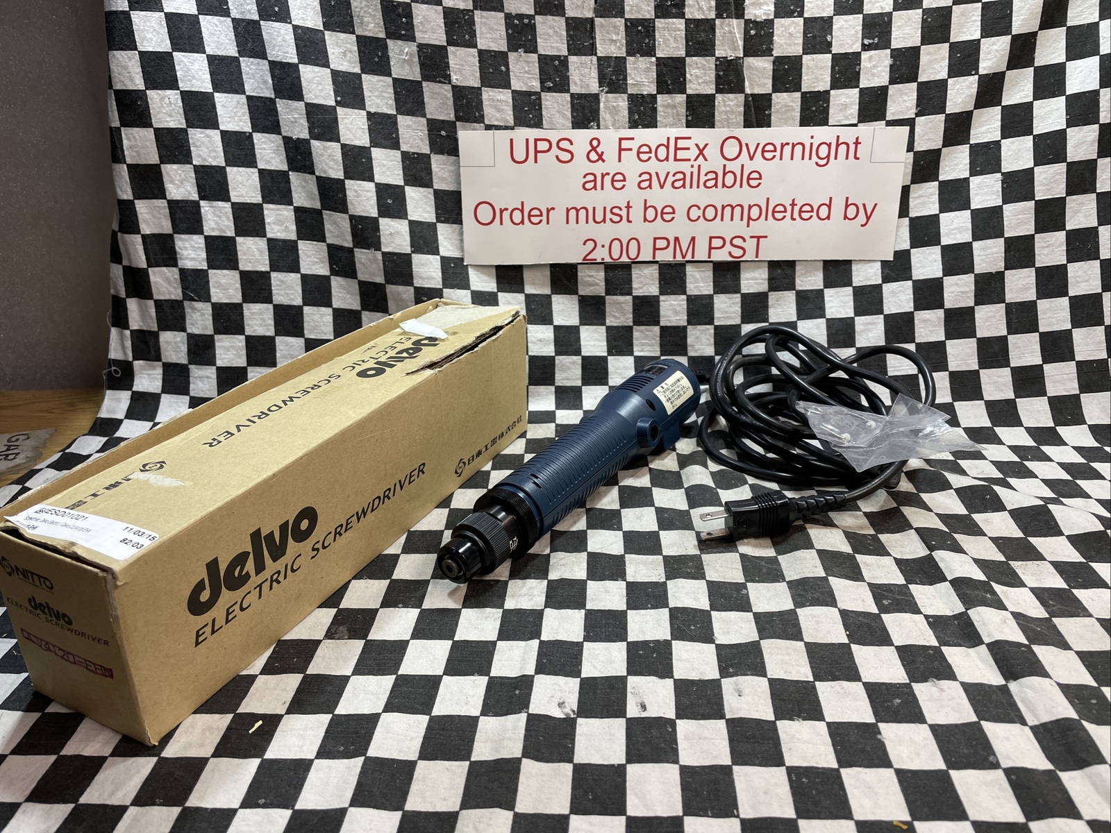 DELVO ELECTRIC SCREWDRIVER, DLV4120-EHN, DLV4120EHN,, SHIPSAMEDAY