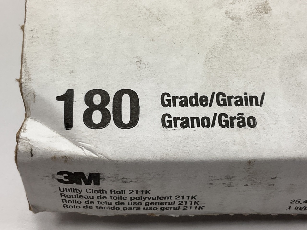 3M 05006 Abrasive Cloth Utility Roll 1 In. X 50 Yd. 180J – J-weight 180 Grit