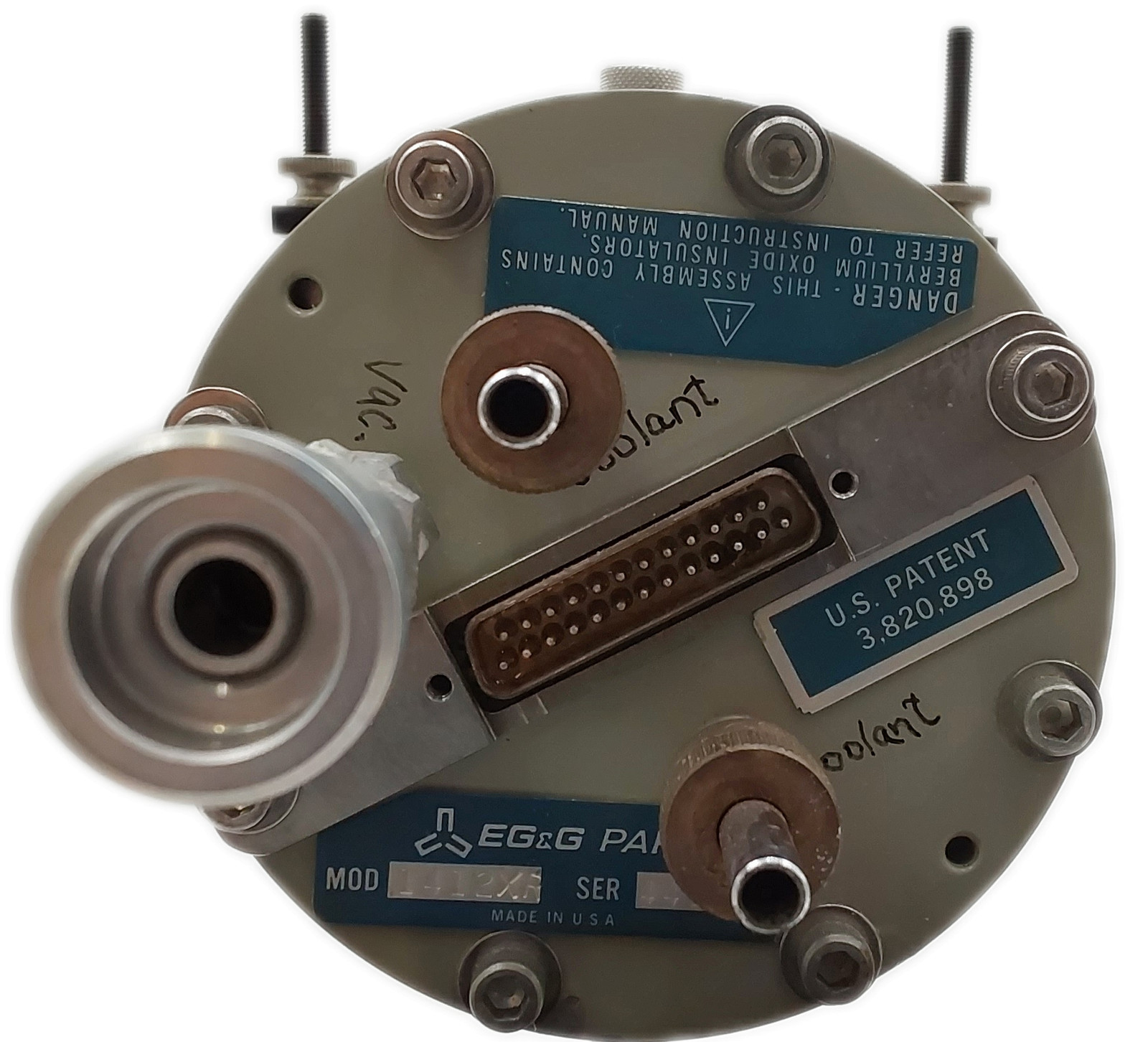 EG&G 1412XR Detector Head w/ ORIEL 11026 & 11824 & 13870 Stand