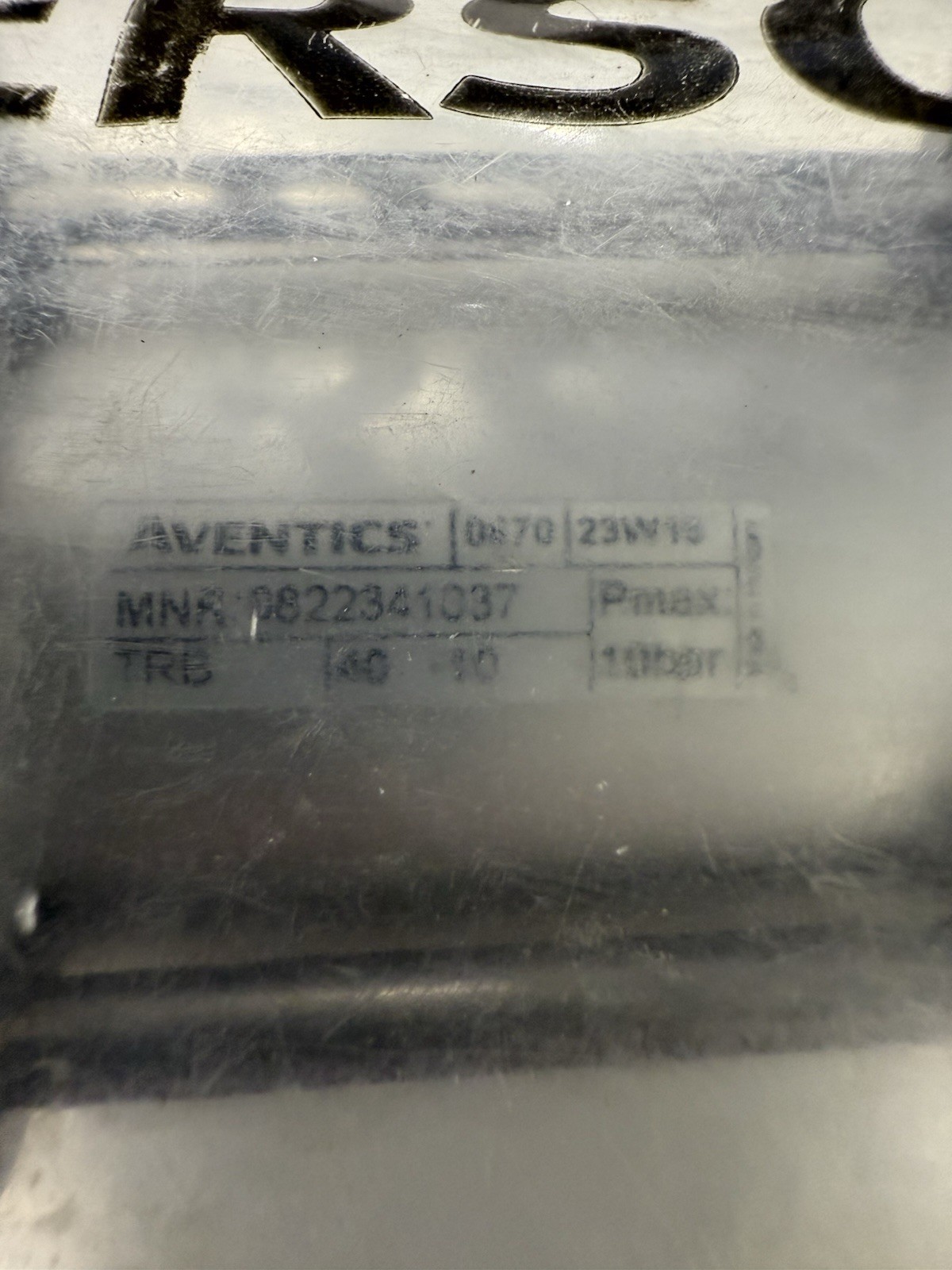 Bosch Rexroth Aventics 0822341037 Pneumatic Cylinder TRB 40mm Stroke 10mm Bore