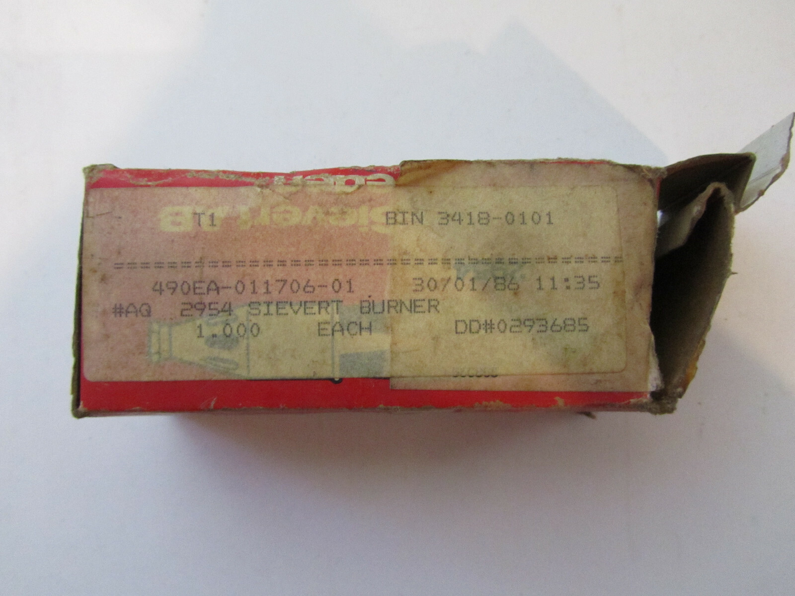 SIEVERT 2954 PRO POWER BURNER UNUSED