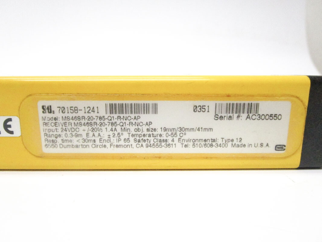 STI MS46SR-20-785-Q1-R-NC-AP 70158-1241 24VDC 1.4A UNMP